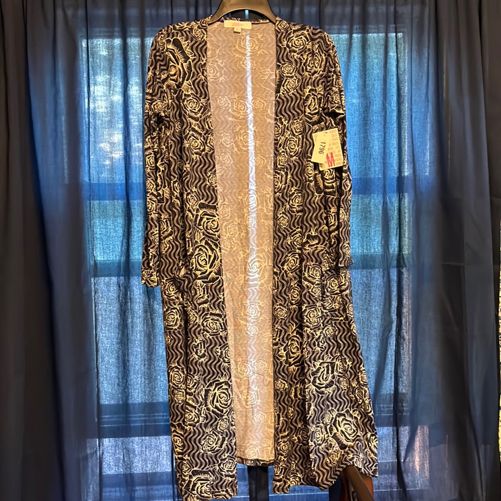Lularoe Sarah Lightweight Cardigan, Size Medium.